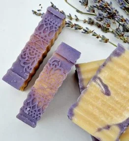 Relaxing Lavender Soap with Yogurt