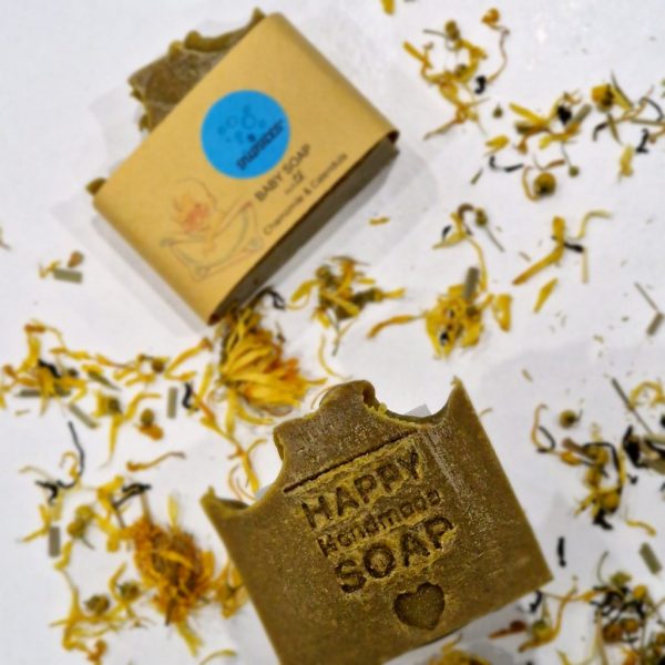 chamomile & calendula soap