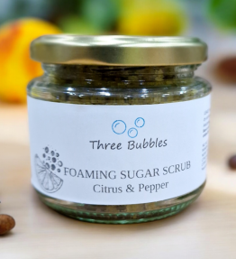 Foaming Sugar Scrub- Citrus & Pepper