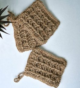 Jute & Hemp Body/Dish Scrubbie